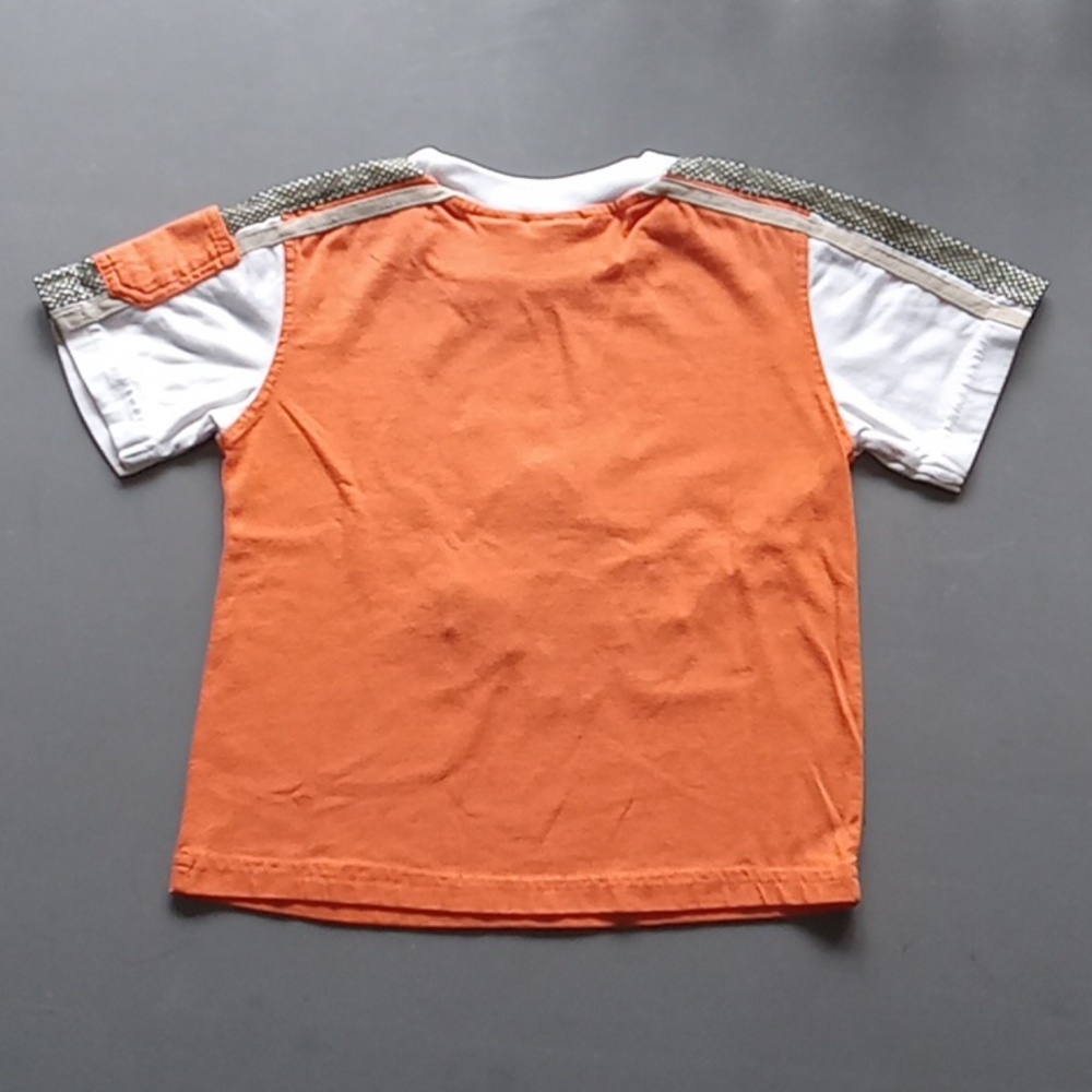 Vintage Scooby-Doo Wear Boys Orange & Khaki Green Safari T-Shirt & Short… - Picture 6 of 11